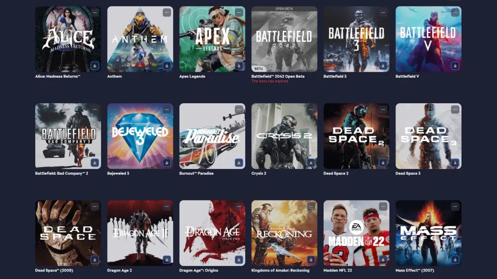 EA Origin