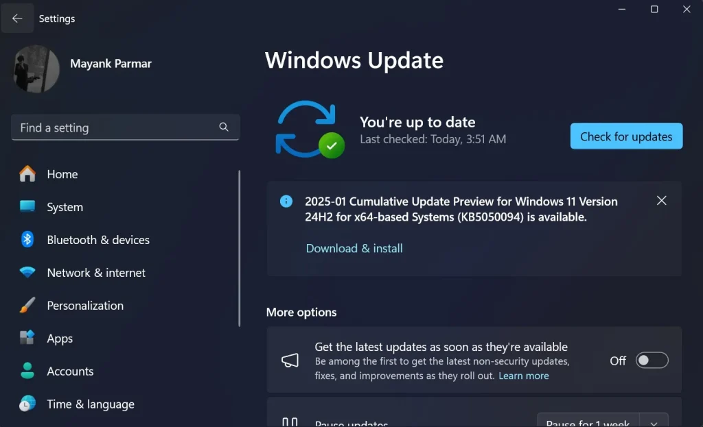 Windows 11 KB5050094 