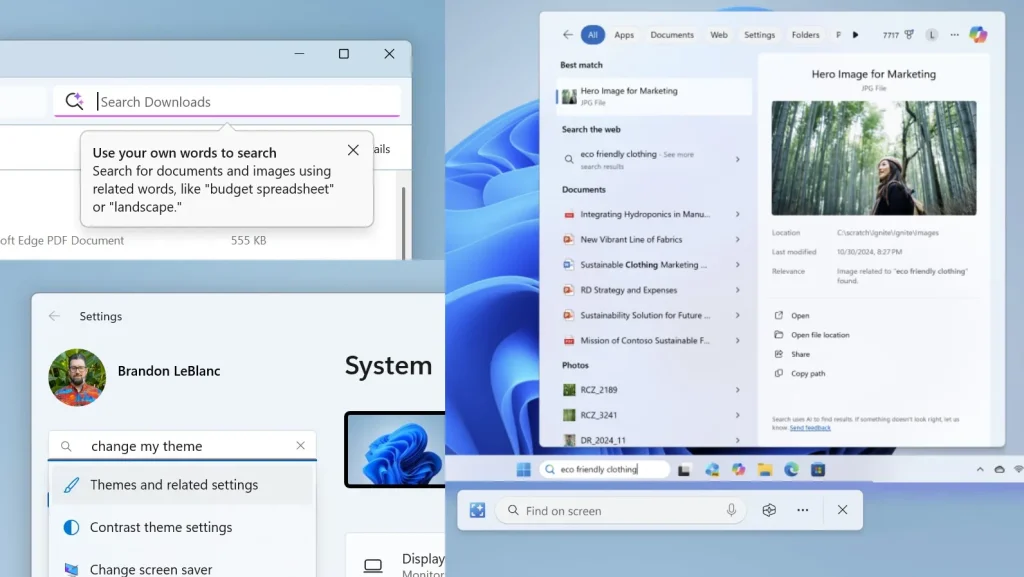 Windows AI Search