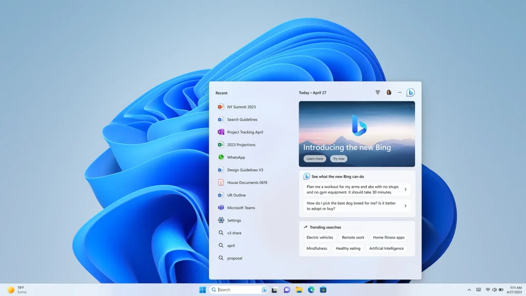 Windows AI Search