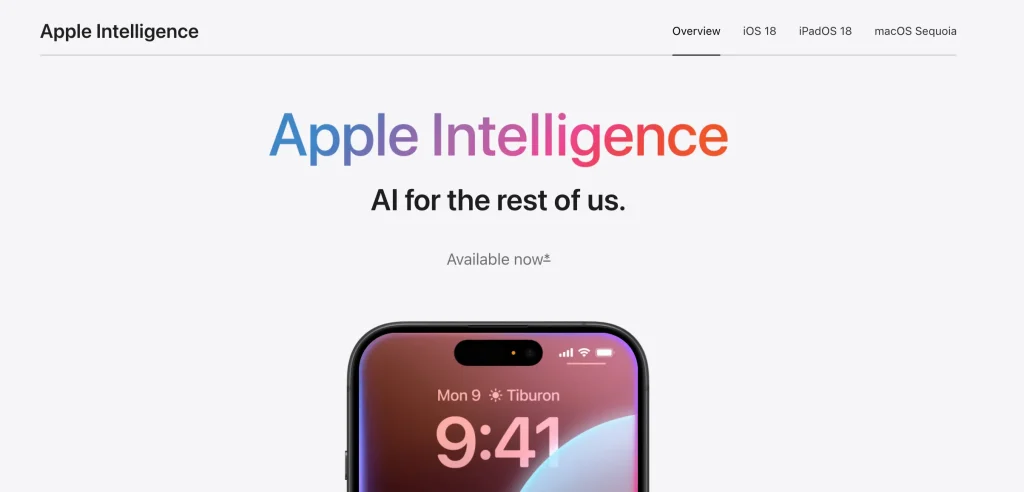 Apple Intelligence 