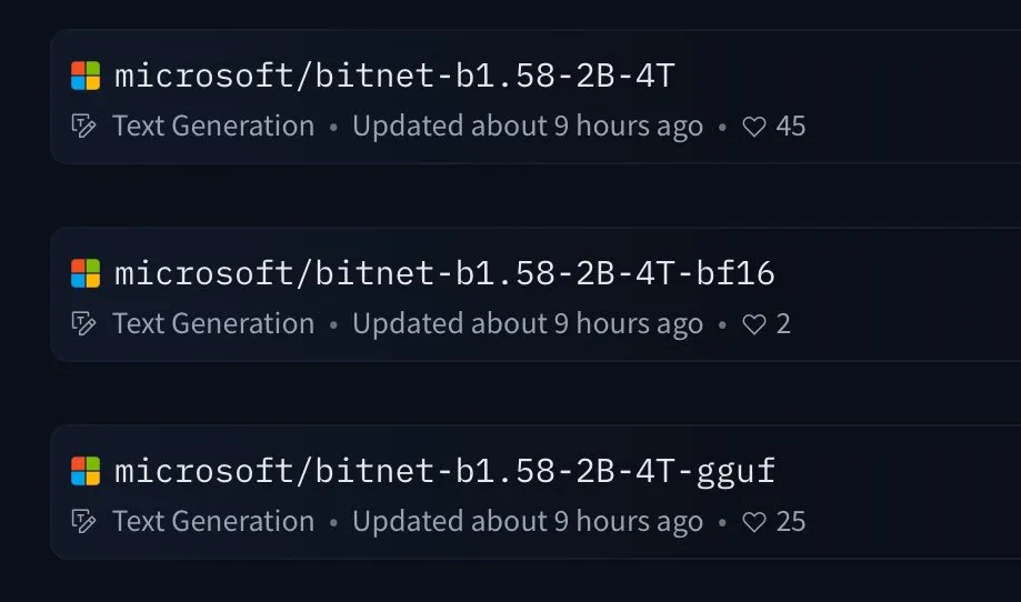 Microsoft BitNet 1