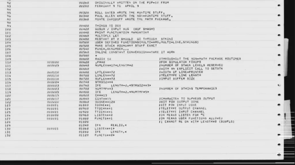 Microsoft’s Original Source Code Released by Bill Gates