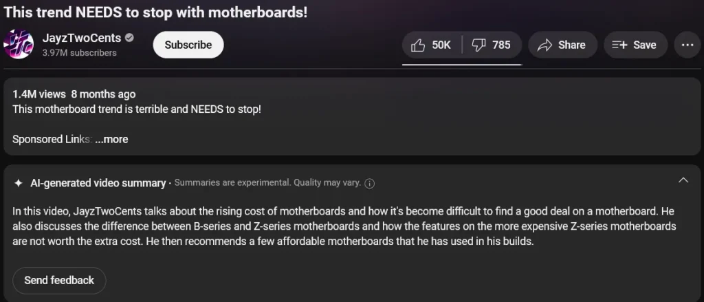 YouTube Rolls Out AI Overviews in Search Results