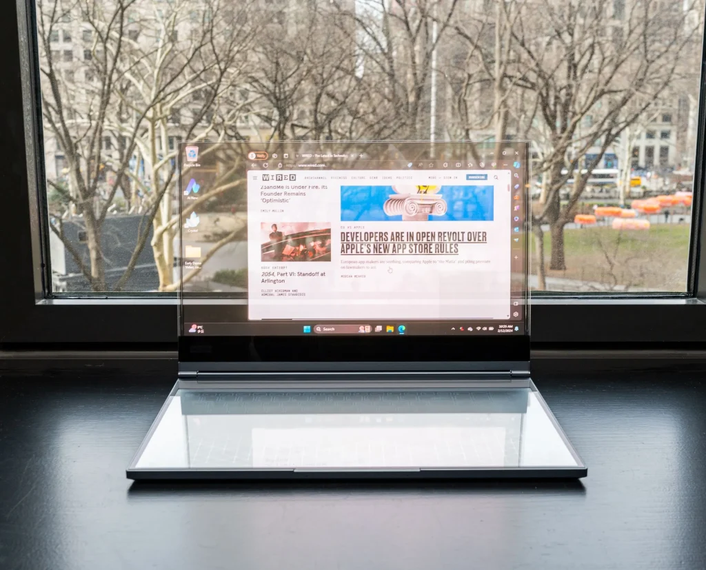 Are We Entering the Era of Transparent Laptops